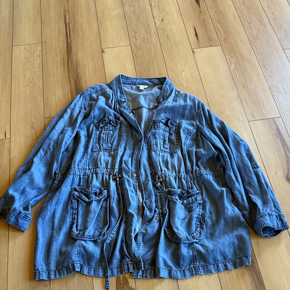 Women's Denim Tensel Jacket
